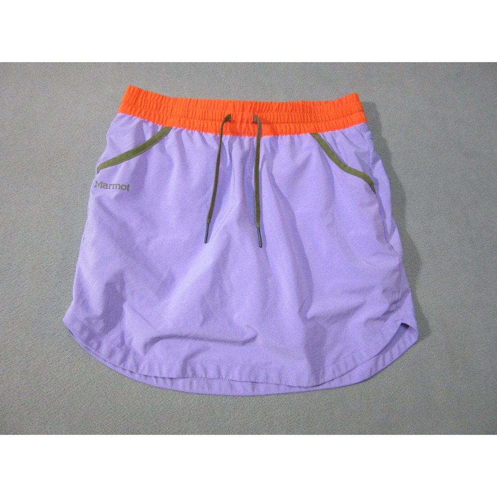 Marmot Skort Womens XS Purple Elda Lined Stretch Pockets Drawstring Activewear